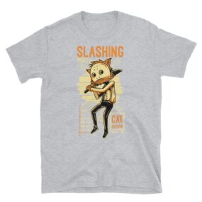 Camiseta "Cat Slashing Party" de manga corta unisex