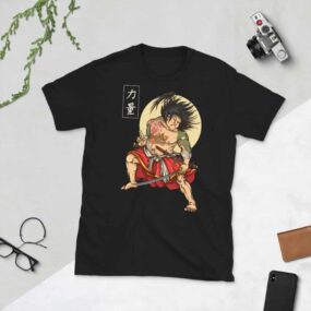 Camiseta "Kabuki Samurai Hero" manga corta unisex