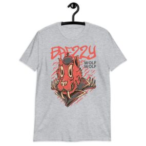 Camiseta "Brezzy Wolf" manga corta unisex