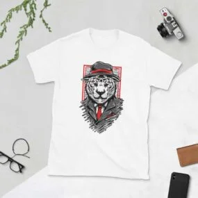 Camiseta "Whiteness" manga corta unisex