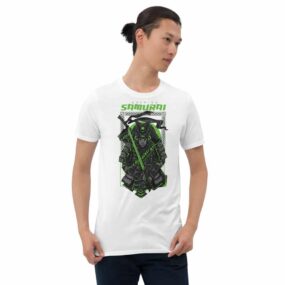 Camiseta "Samurai Warrior" manga corta unisex