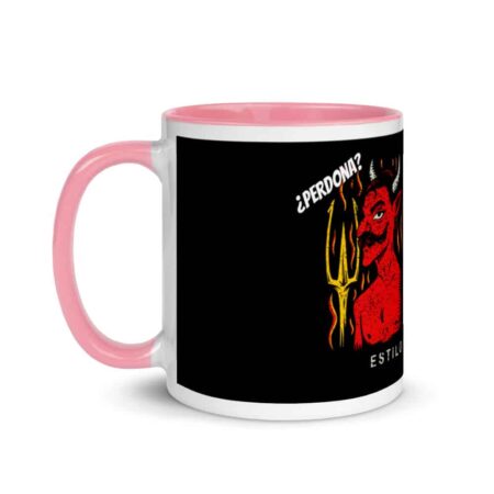 white ceramic mug with color inside pink 11oz left 61a4fc2af2b0e