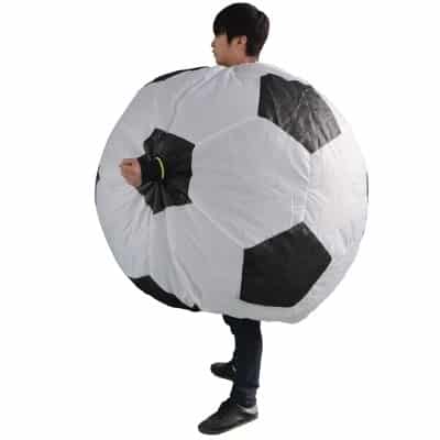 Disfraces de fútbol inflables Unisex para adultos, traje de fiesta de Mascota de fútbol para Halloween, disfraz de carnaval, Purim Foot Ball 3