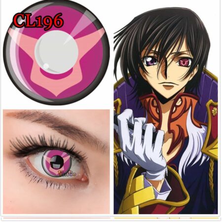 Lentes de contacto de animación japonesa Tokyo Ghoul, gafas de Cosplay, ojo, diablo, Zombie, Lentes de contacto de color rojo CL218 2