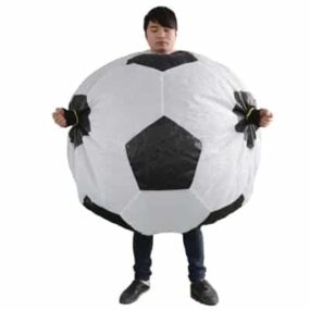 Disfraces de fútbol inflables Unisex para adultos, traje de fiesta de Mascota de fútbol para Halloween, disfraz de carnaval, Purim Foot Ball