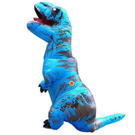 Disfraz Inflable en Forma de Dinosaurio T-Rex para Niños y Adultos, Traje Cosplay de Figura Anime para Fiestas de Halloween, para Hombres, Mujeres, Niños, Niñas y Mascotas 6