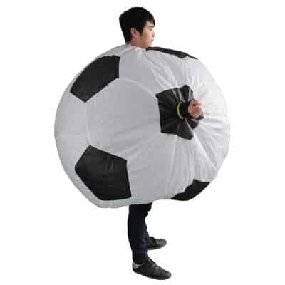 Disfraces de fútbol inflables Unisex para adultos, traje de fiesta de Mascota de fútbol para Halloween, disfraz de carnaval, Purim Foot Ball 2