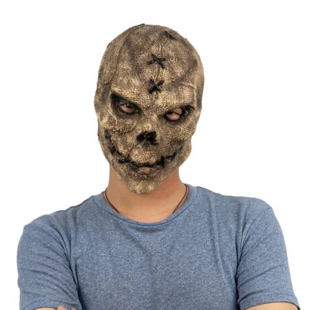 Máscara de calavera de terror para Cosplay, máscaras de látex de esqueleto aterrador, casco, accesorios para fiesta de Halloween 6
