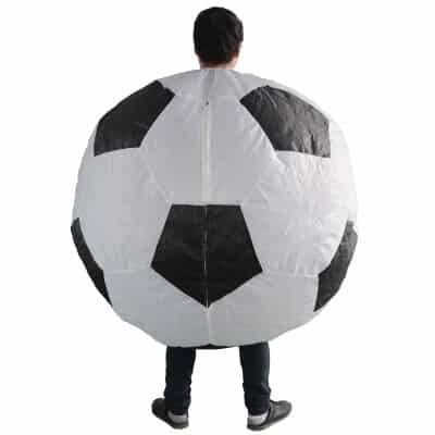 Disfraces de fútbol inflables Unisex para adultos, traje de fiesta de Mascota de fútbol para Halloween, disfraz de carnaval, Purim Foot Ball 4