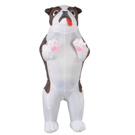Disfraz de perro Pug inflable para adultos, traje de fiesta, disfraz de Halloween, Shar Pei 6