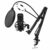 Micrófono USB de condensador D80, dispositivo de grabación con soporte y anillo de luz para PC, Karaoke, Streaming, Podcasting, Youtube 18