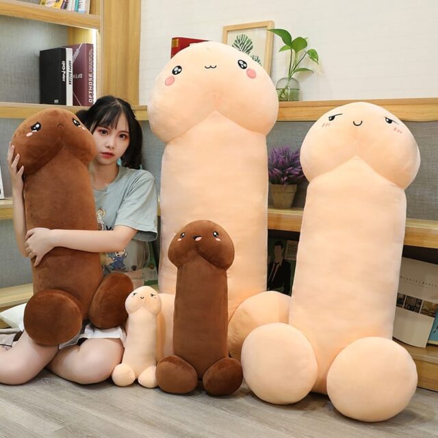 PELUCHES CON FORMA DE PENE KAWAII