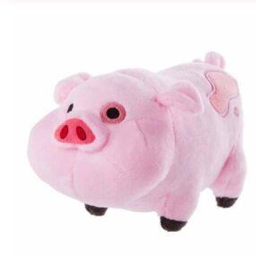 Juguete de peluche con etiqueta de cerdo Rosa Gra, 16cm, 1 ud., regalo de cumpleaños