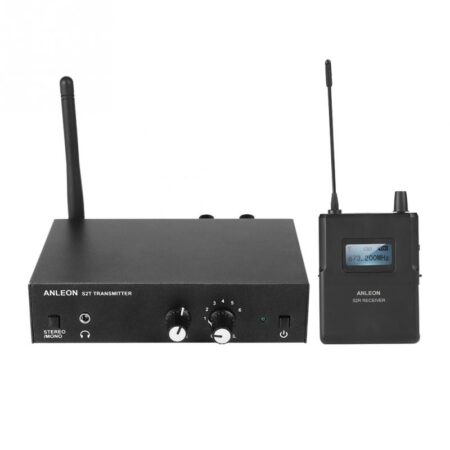ANLEON-Sistema de Monitor inalámbrico estéreo S2, kit de sistema de monitoreo intrauditivo Digital profesional, UHF, 670-680MHZ, Original 3