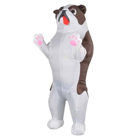 Disfraz de perro Pug inflable para adultos, traje de fiesta, disfraz de Halloween, Shar Pei 4