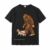 Camiseta Bigfoot para hombres y mujeres, Camisa de algodón Normal con diseño de Pug y perro que camina, de verano