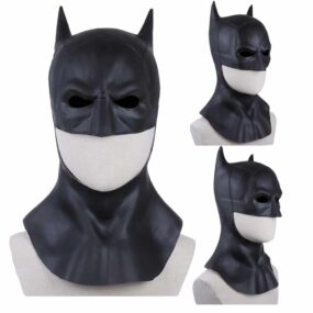 The Bat-Máscaras de látex para Cosplay, accesorios de disfraz para fiesta de Halloween, carnaval, mascarada
