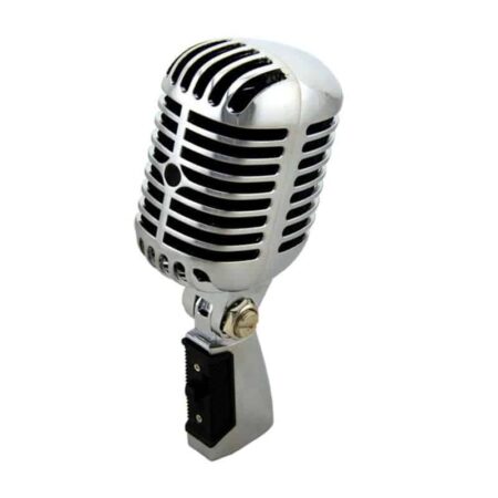 Micrófono profesional clásico Vintage con cable, micrófono con bobina móvil dinámica de buena calidad, micrófono Vocal de Metal de lujo, micrófono Ktv de estilo antiguo 2