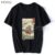 Camiseta de NEKO RAMEN UKIYO-E para Hombre, camisa de Anime de gato japonés, Estética de algodón, Vintage, ropa de calle Harajuku, 2021 6