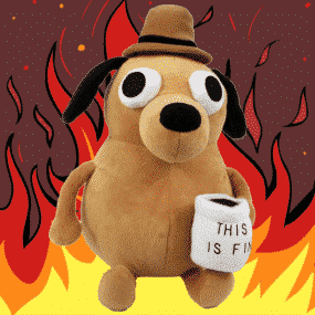 Peluche This is fine