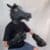 Máscara de cabeza de caballo de latex 3