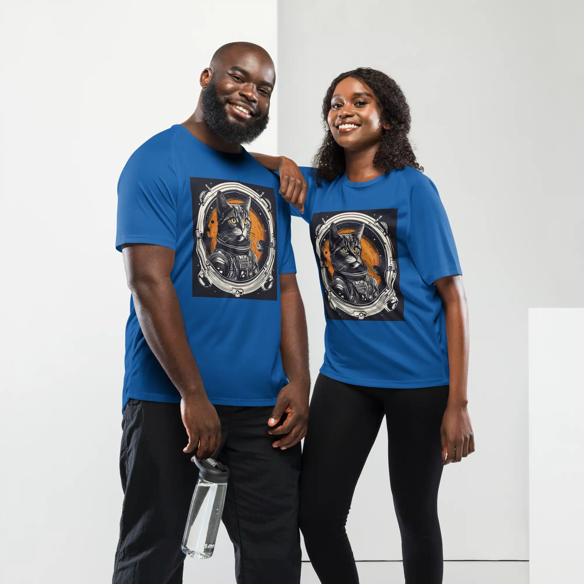 Camiseta Gatito Astronauta: Estilo Único y Comodidad Transpirable - Imagen 4