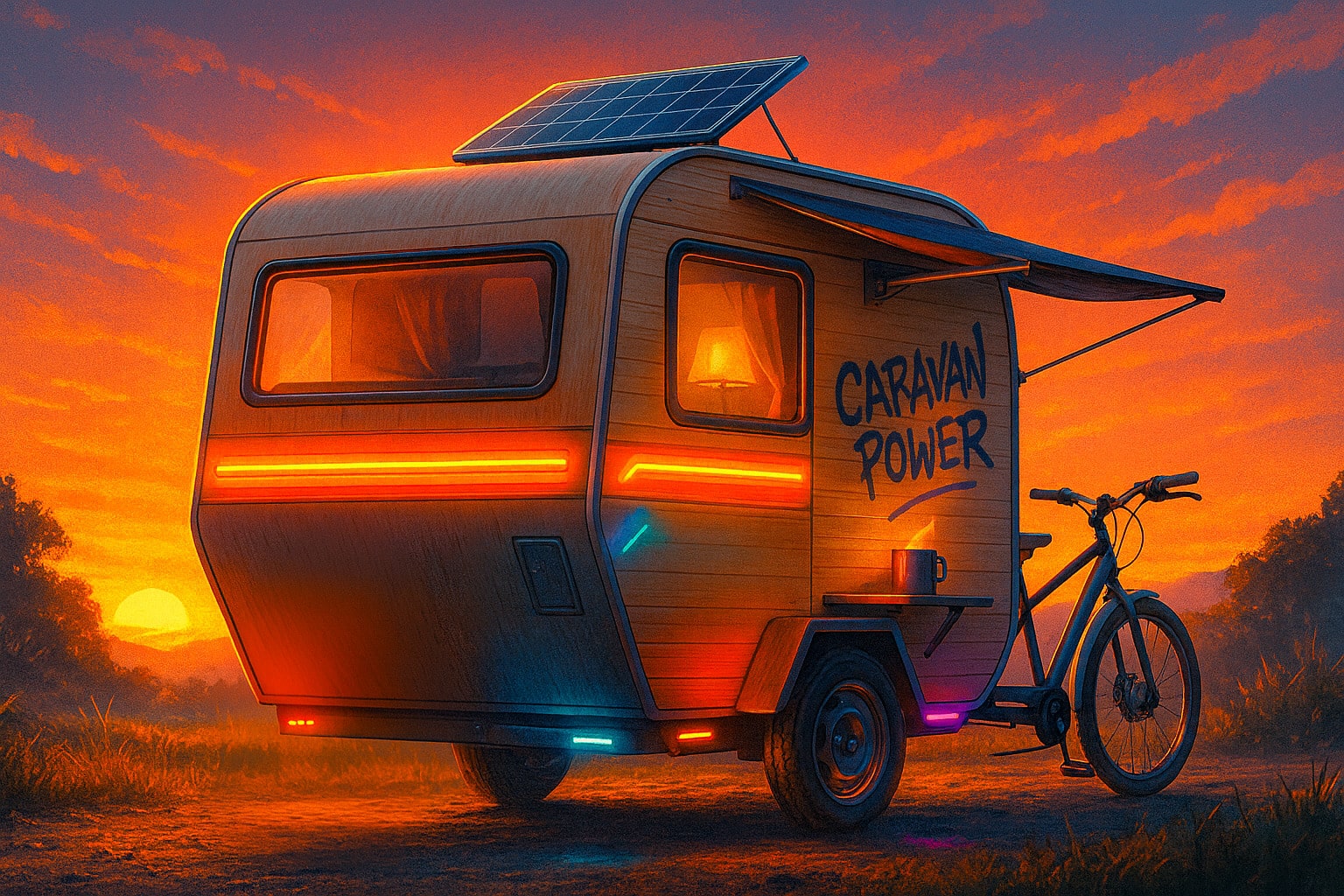 Mini caravanas para bicicletas: el negocio rodante más loco (y rentable) de España 🚲🏕️ 13 Mini caravanas para bicicletas