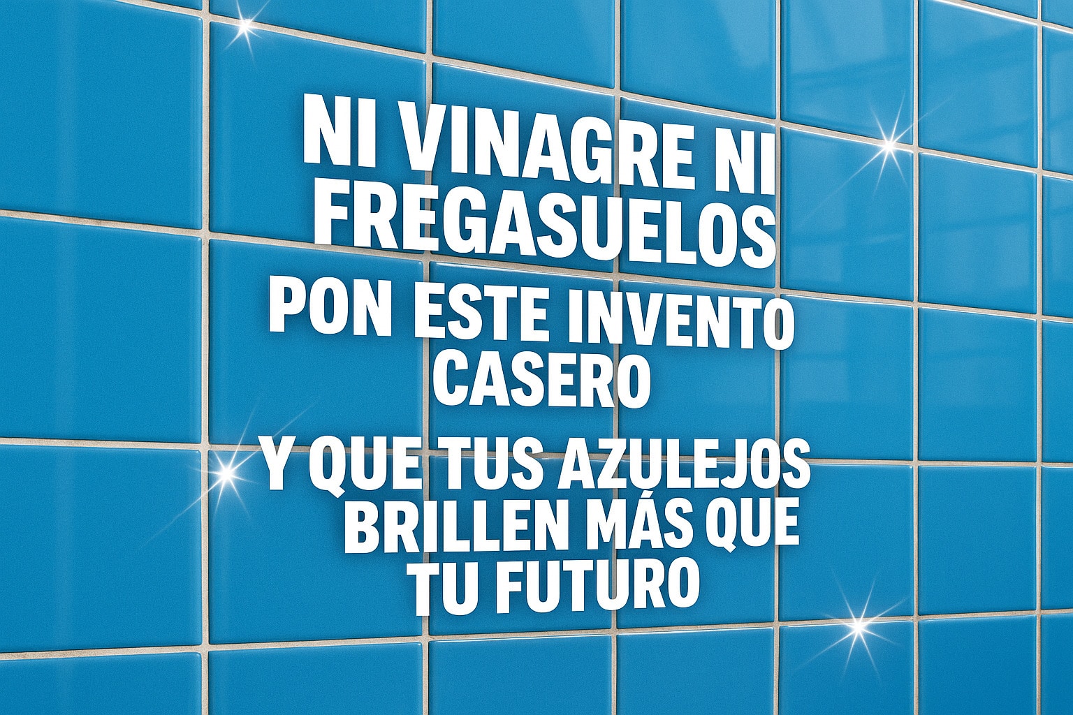 Ni vinagre ni fregasuelos: pon este invento casero y que tus azulejos brillen más que tu futuro 1 Ni vinagre ni fregasuelos: pon este invento casero y que tus azulejos brillen más que tu futuro