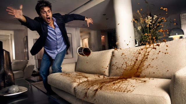 Manchas en el sofá: cuándo conviene una limpieza profesional 2 01 manchas sofa cafe